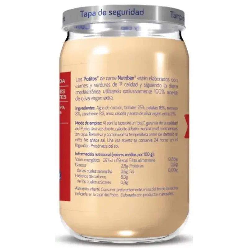 Nutriben Manzo Potito Patate e Carote 235 g