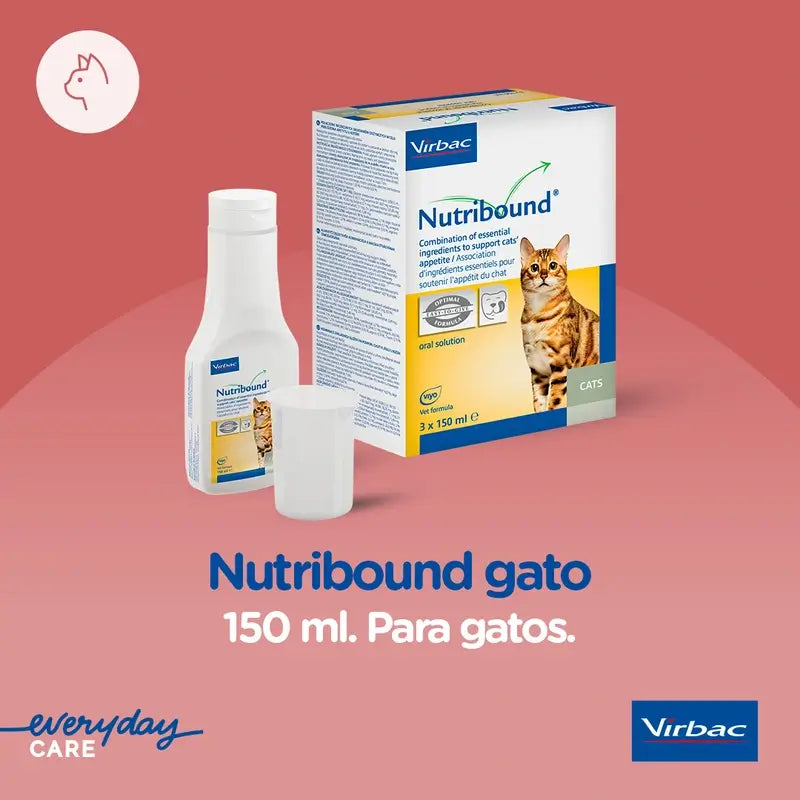 Virbac Nutribound Gatti Scatola 3 x 150 ml