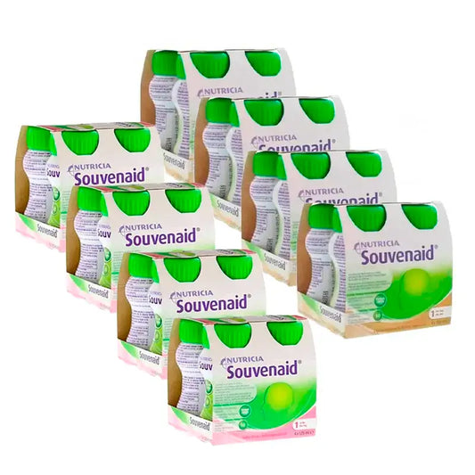 Nutricia Souvenaid Smoothies al gusto di fragola e cappuccino, 16 unità x gusto