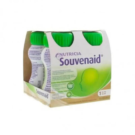 Nutricia Souvenaid Frullati al gusto Cappuccino, 4 unità x 125 ml