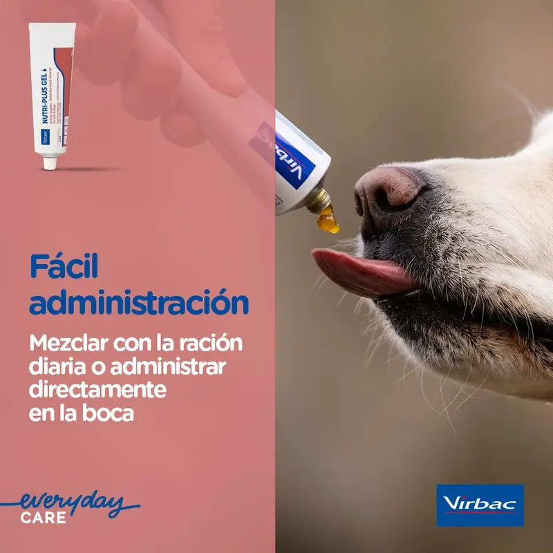 Virbac Nutriplus Gel 120 gr, integratore per cani e gatti