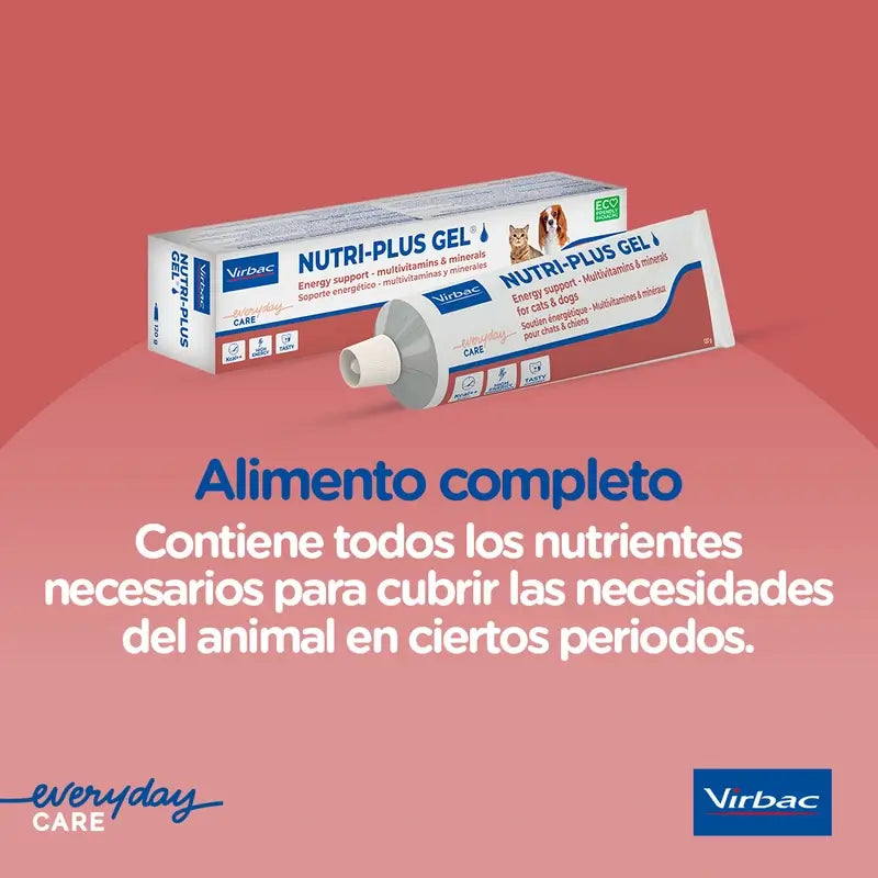 Virbac Nutriplus Gel 120 gr, integratore per cani e gatti