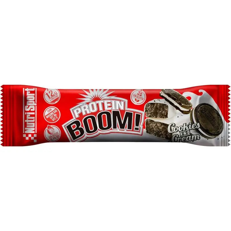 Nutrisport Protein Boom Cookies-Cream Box , 24 barrette