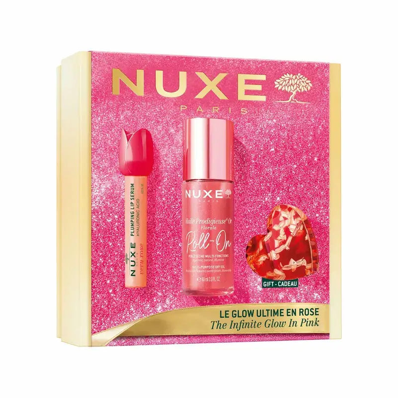 Nuxe Glow Infinito in Rosa - Set Luminosità Floreale 68 ml