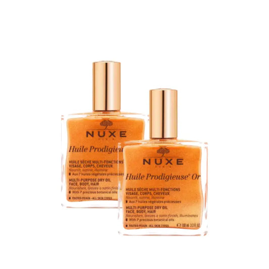 Nuxe Huile Prodigieuse Or Olio secco Confezione da 2 x 100 ml