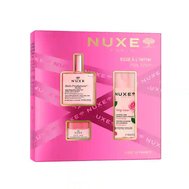 Nuxe Pacco regalo multigamma Best Seller Huile Prodigieuse floreale + Acqua micellare + Balsamo