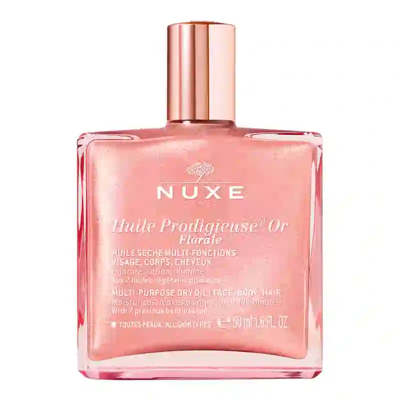 Nuxe Confezione regalo multigamma Glow Infinite Rose Very Rose Lip Serum + Huile Prod Floral Or + Huile Prod Floral