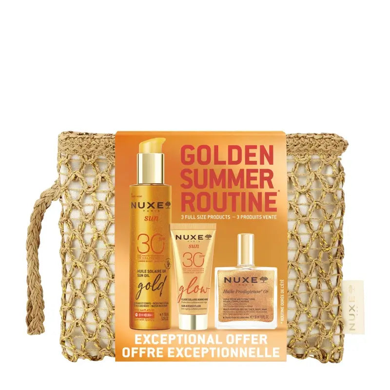 Nuxe Multi-Ranges Toiletry Bag Sun Golden Summer Routine , 240 ml