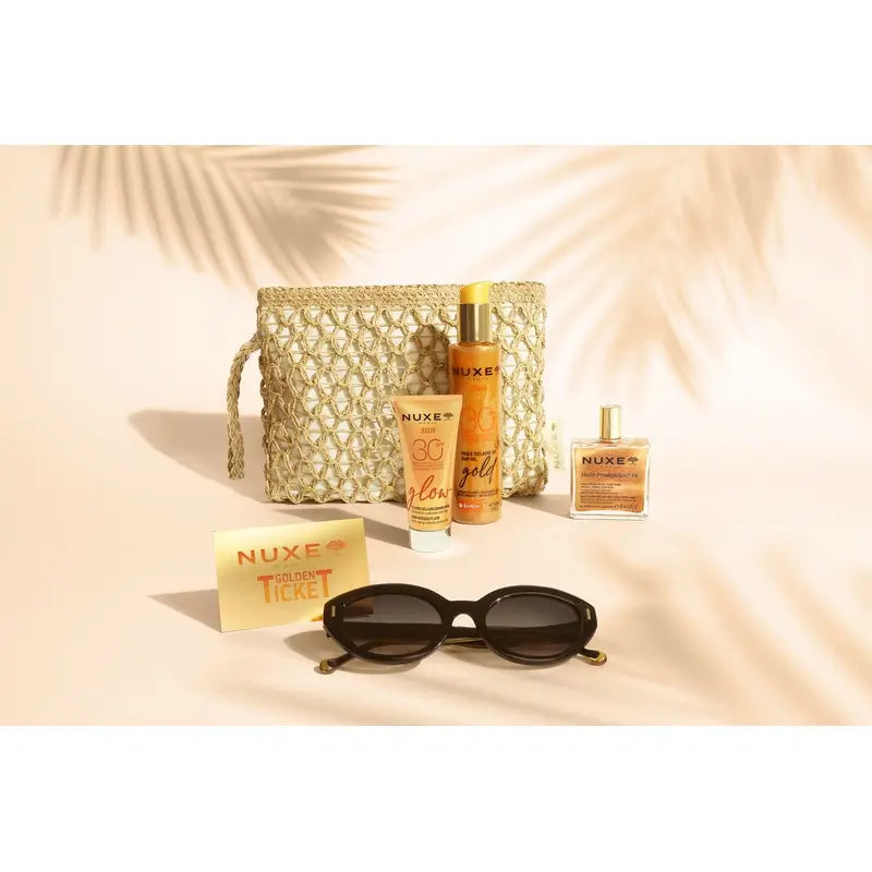 Nuxe Borsa da toilette multigamma Sun Golden Summer Routine , 240 ml