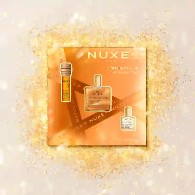 Nuxe Prodigieux Confezione regalo multigamma Glow Infinite Huile Prod Or + Reve The Miel Labial + Huile Classic