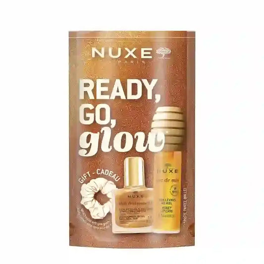 Nuxe Reve De Miel Glow On The Go Honey Set Rossetto + Huile Classic