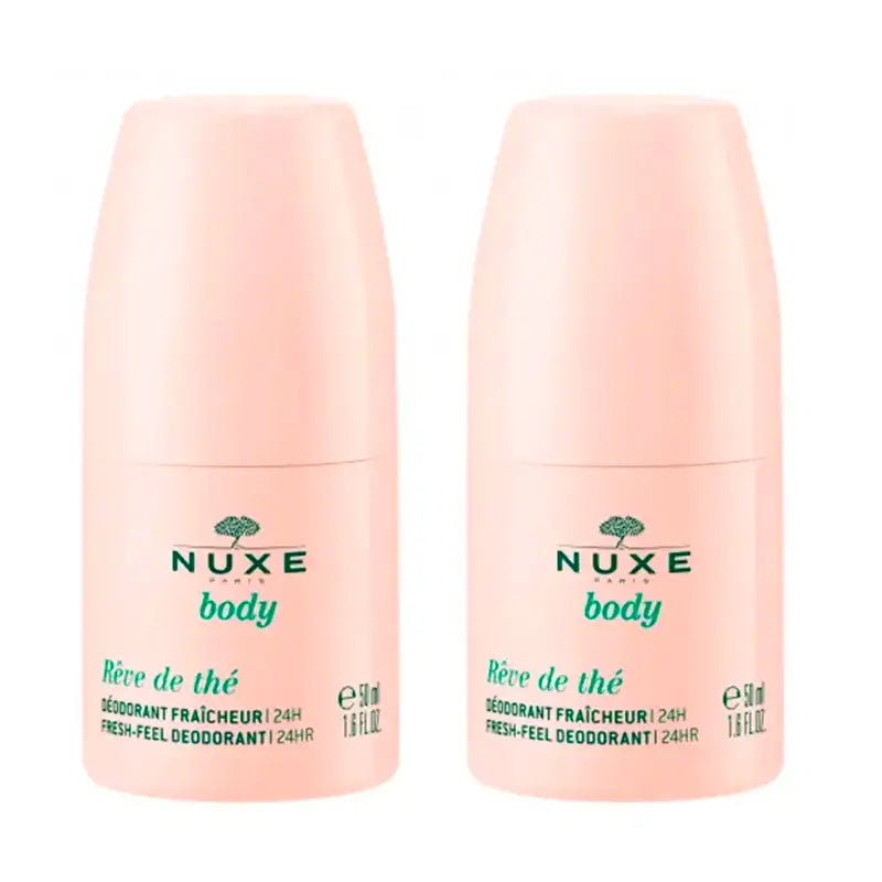 Nuxe Reve de Thé Deodorante 24 H Confezione da 2 x 50 ml