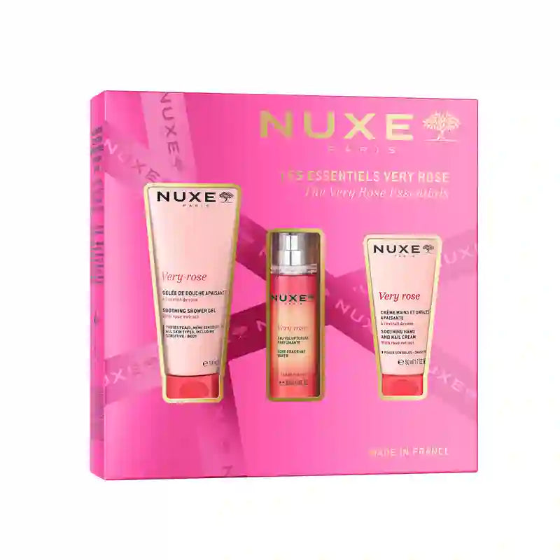 Nuxe Very Rose Confezione regalo Very Rose Gel detergente + Crema mani + Eau de Toilette profumata
