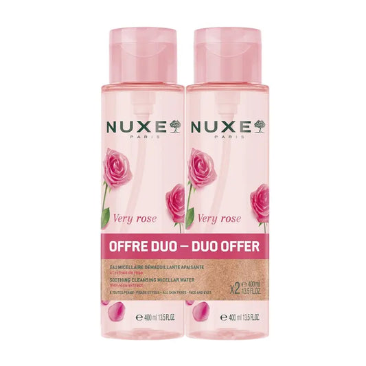 Nuxe Very Rose Duplo Acqua micellare lenitiva , 2x400ml