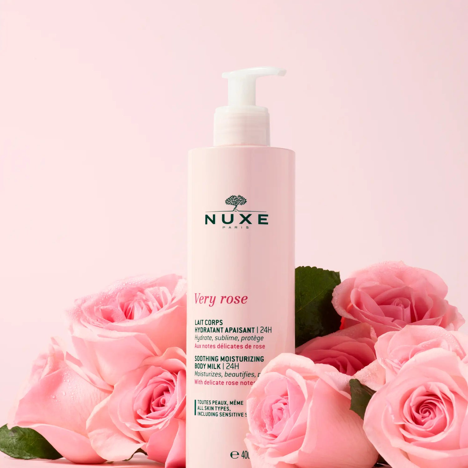Nuxe Very Rose - Latte idratante lenitivo per il corpo 24 H* | Nuxe