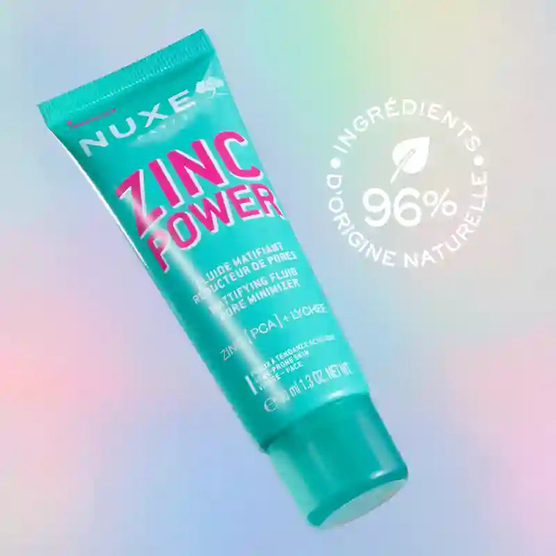 Nuxe Zinc Power Fluido opacizzante anti-imperfezioni , 40 ml