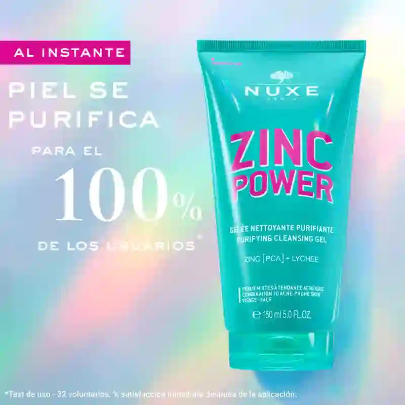 Nuxe Zinc Power Gel detergente purificante , 150 ml