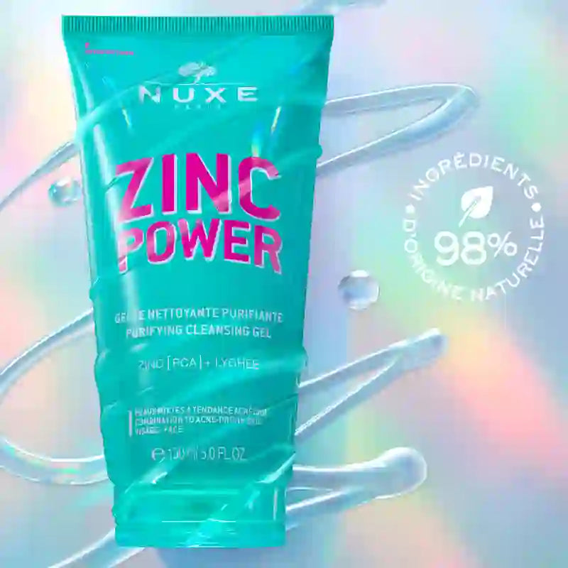 Nuxe Zinc Power Gel detergente purificante , 150 ml