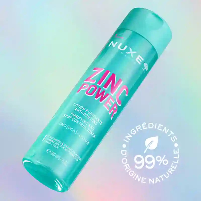 Nuxe Zinc Power Lozione purificante e anti-macchie, 200 ml