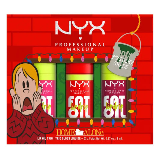 Nyx Home Alone Drip Trio Olio per labbra , 3x8 ml