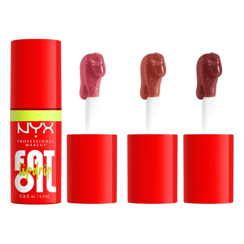 Nyx Home Alone Drip Trio Olio per labbra , 3x8 ml