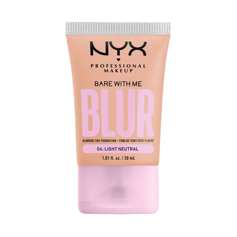 Nyx Bare With Me Blur Skin Tint, fondotinta sfumato, finitura opaca, tonalità 04 , 30 ml