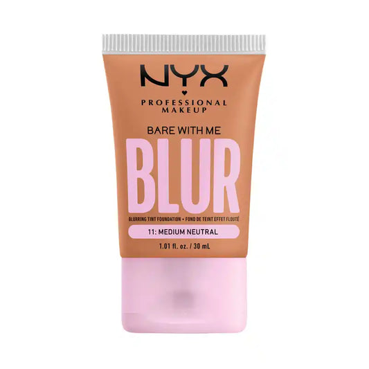 Nyx Bare With Me Blur Skin Tint, fondotinta sfumante, finitura opaca, tonalità neutra , 30 ml