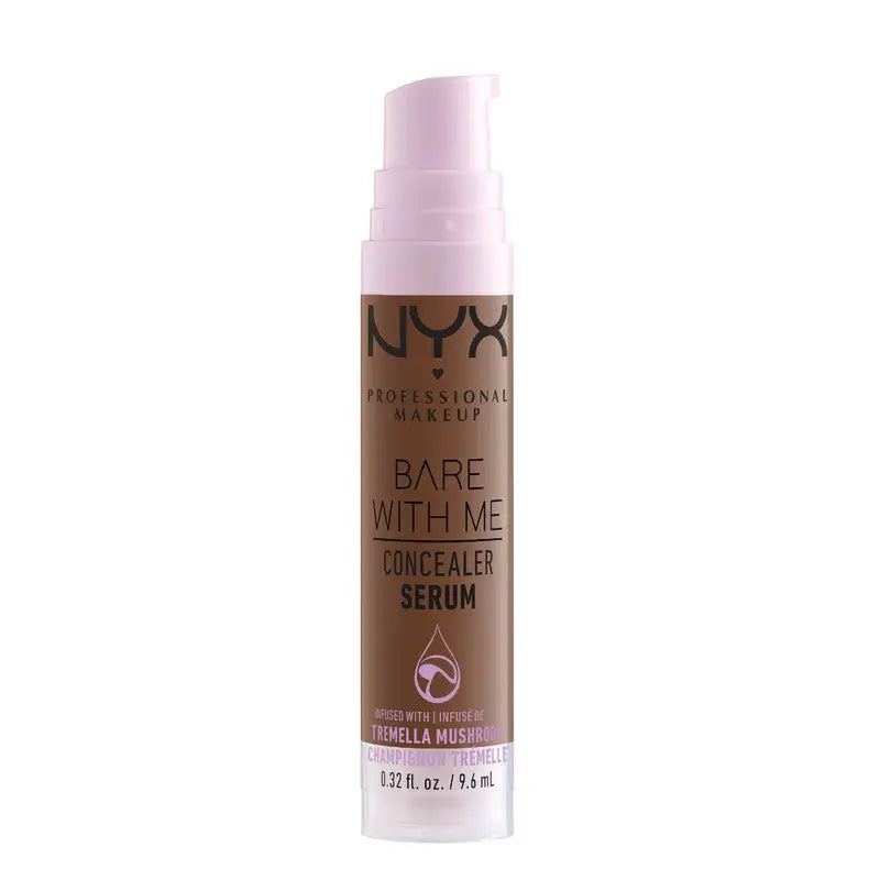 Nyx Bare With Me Serum Concealer, tonalità ricca. Formula vegana. , 9,6 ml