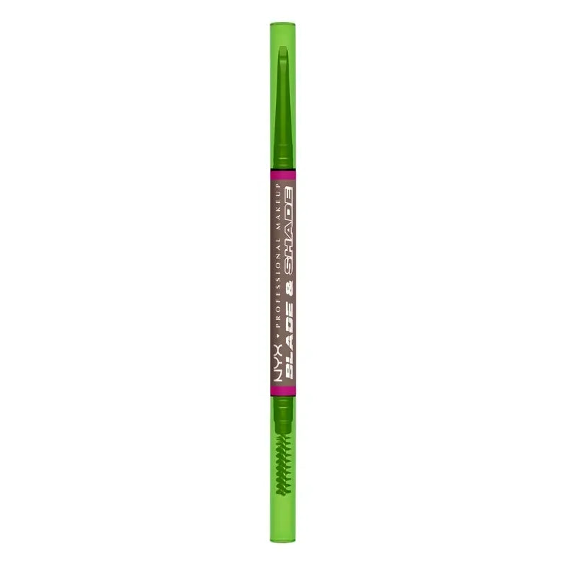 Nyx Blade & Shade Matita per sopracciglia a doppia estremità, Cool Ash Brown 03 , 0,06 grammi