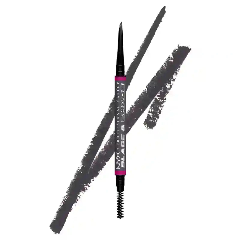 Nyx Blade & Shade Dual Pencil Matita per sopracciglia, Grigio 11 , 0,06 gr
