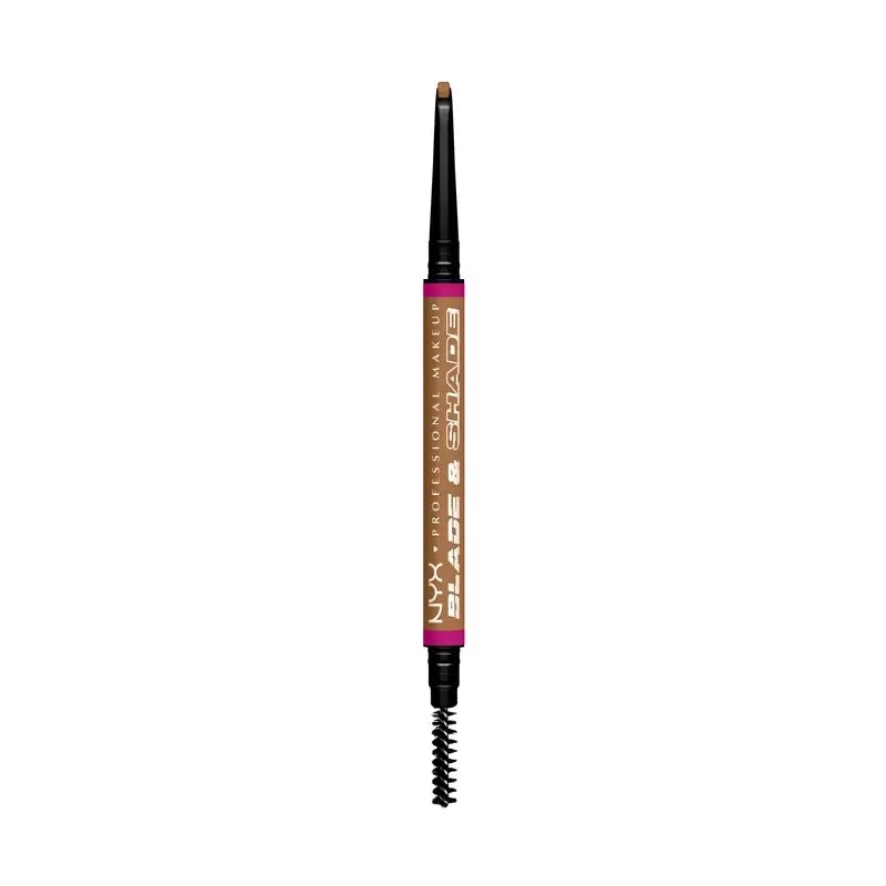 Nyx Blade & Shade Matita per sopracciglia a doppia punta, Biondo cenere 01 , 0,06 gr
