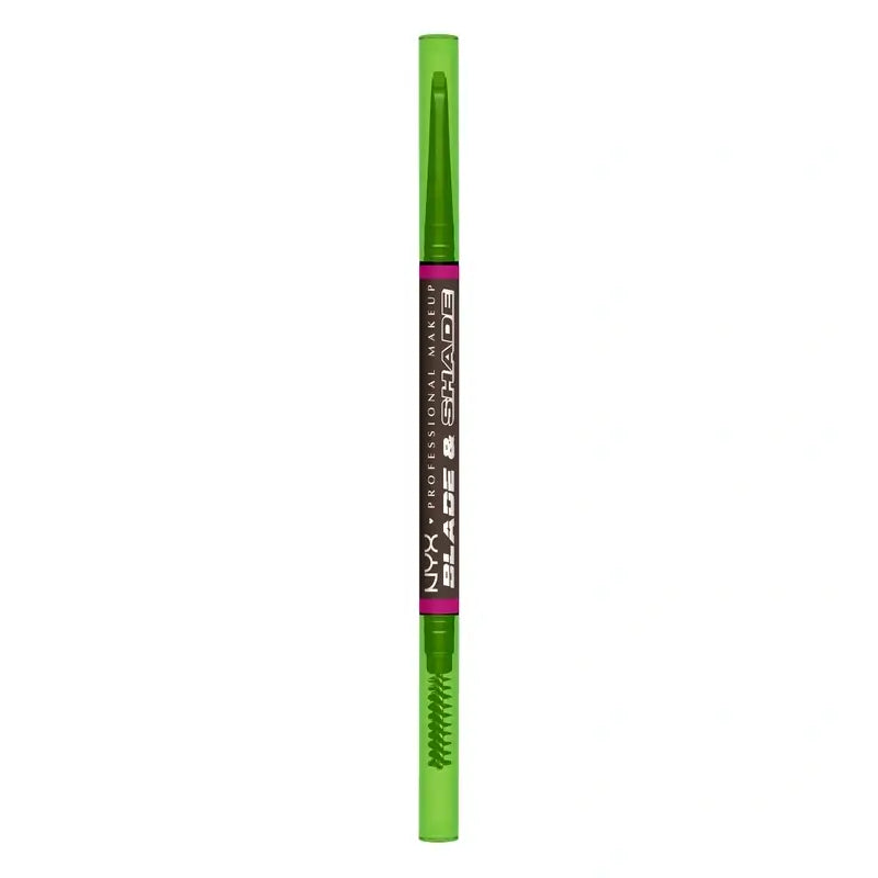 Nyx Blade & Shade Dual Pencil Matita per sopracciglia, Marrone cenere 07 , 0,06 gr