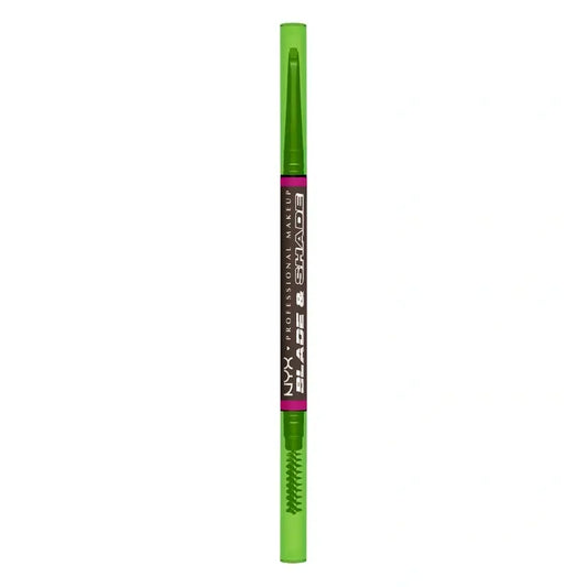 Nyx Blade & Shade Dual Pencil Matita per sopracciglia, Marrone cenere 07 , 0,06 gr