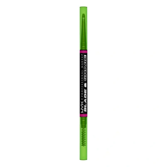 Nyx Blade & Shade Dual Pencil Matita per sopracciglia, Nero 12 , 0,06 gr