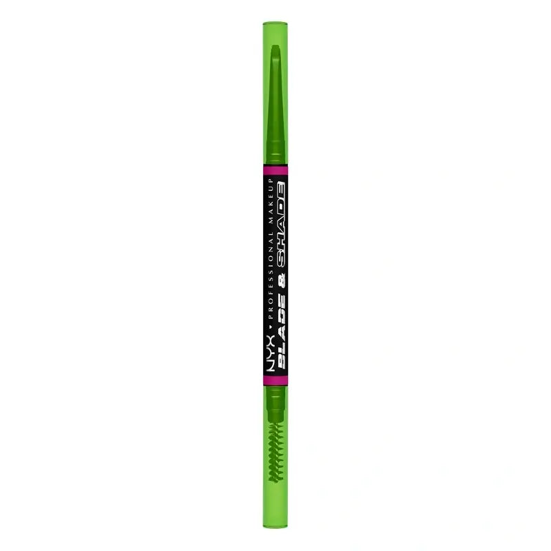 Nyx Blade & Shade Dual Pencil Matita per sopracciglia, Nero 12 , 0,06 gr