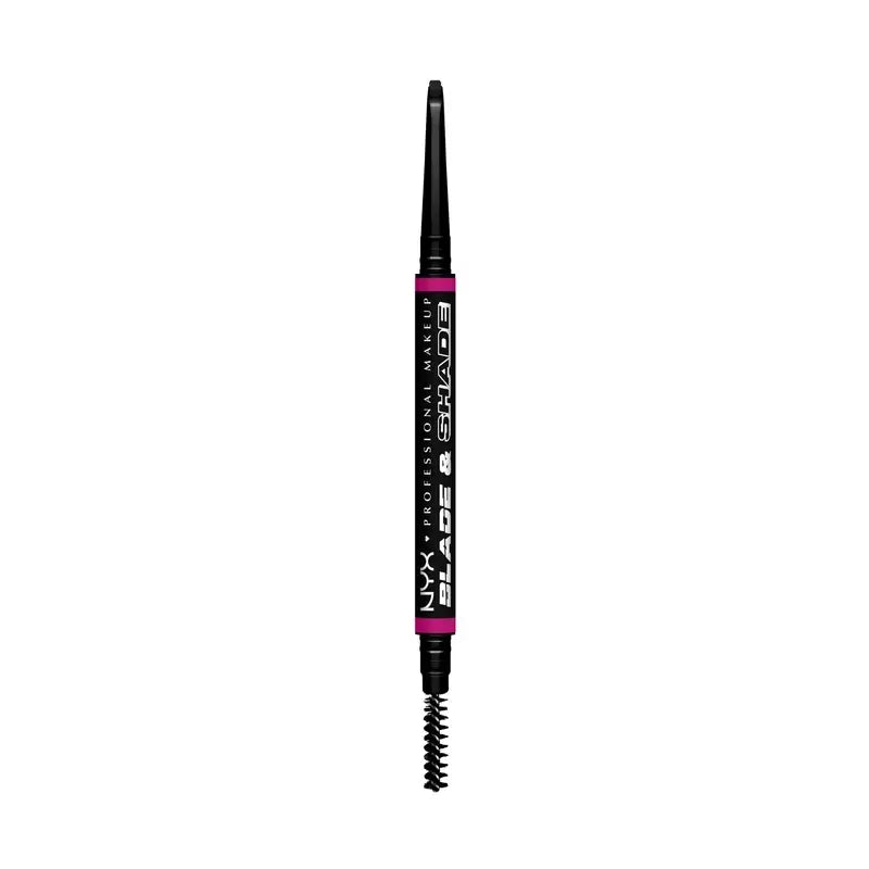 Nyx Blade & Shade Dual Pencil Matita per sopracciglia, Nero 12 , 0,06 gr