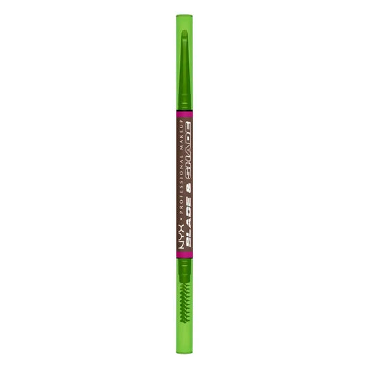 Nyx Blade & Shade Matita per sopracciglia a doppia punta, Brunette 09 , 0,06 gr