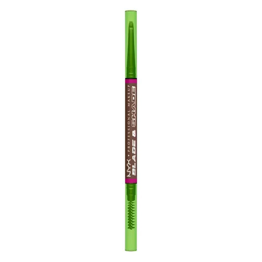 Nyx Blade & Shade Dual Pencil Matita per sopracciglia, Chocolate 08 , 0,06 gr