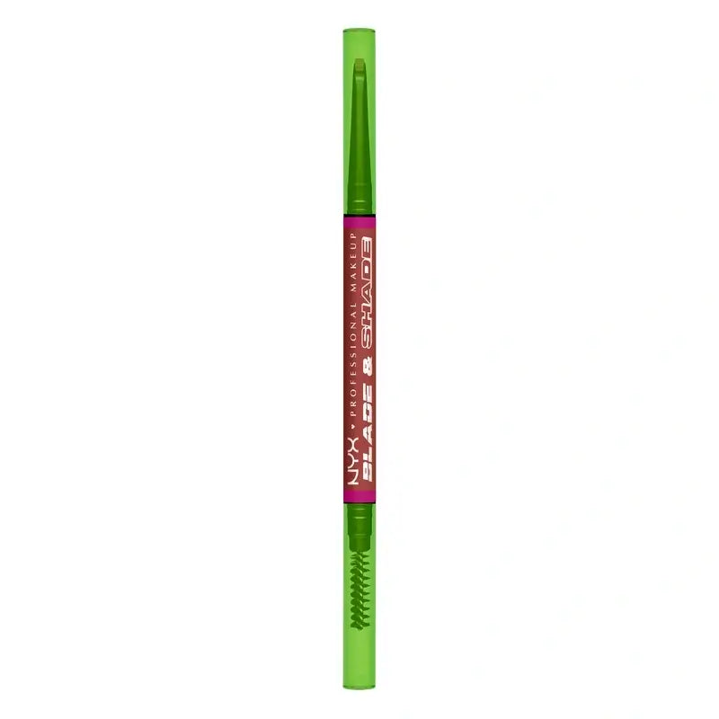 Nyx Blade & Shade Dual Pencil Matita per sopracciglia, Rich Auburn 06 , 0,06 gr