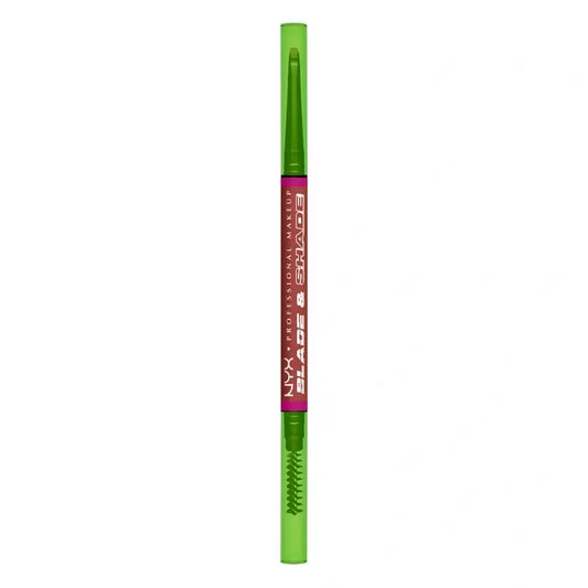 Nyx Blade & Shade Dual Pencil Matita per sopracciglia, Rich Auburn 06 , 0,06 gr