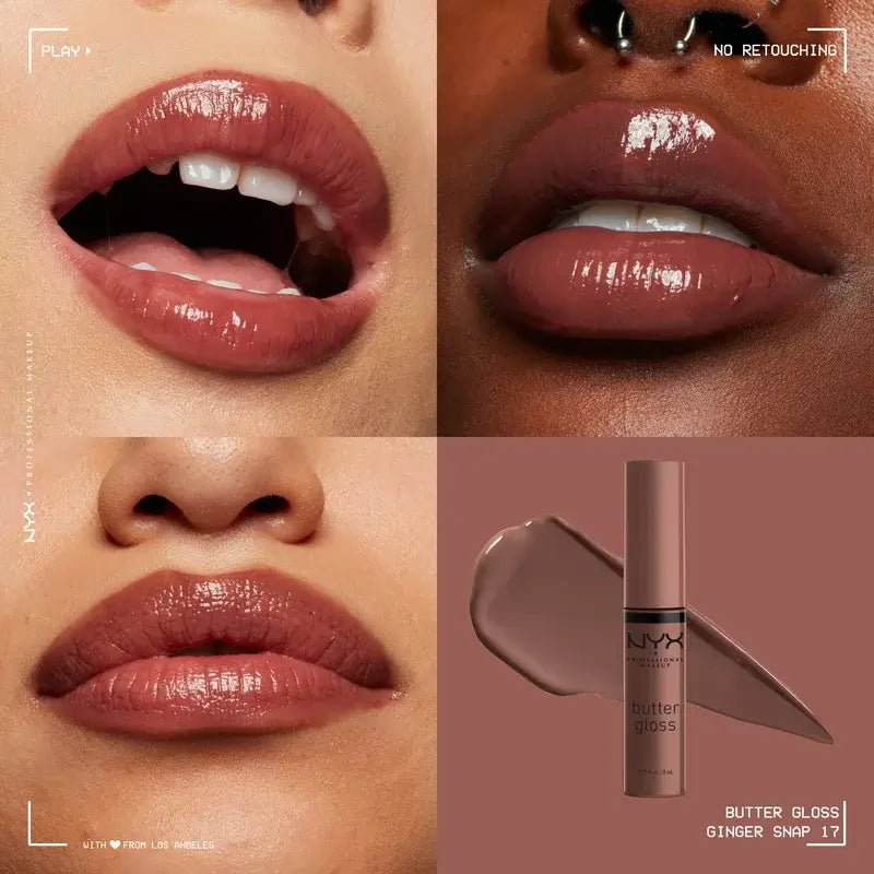 Nyx Lip Gloss Butter Gloss Ginger Snap , 8 ml