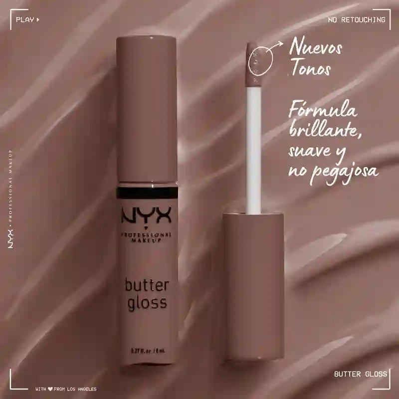 Nyx Lip Gloss Burro Lucido - Madeleine 14 , 8 ml