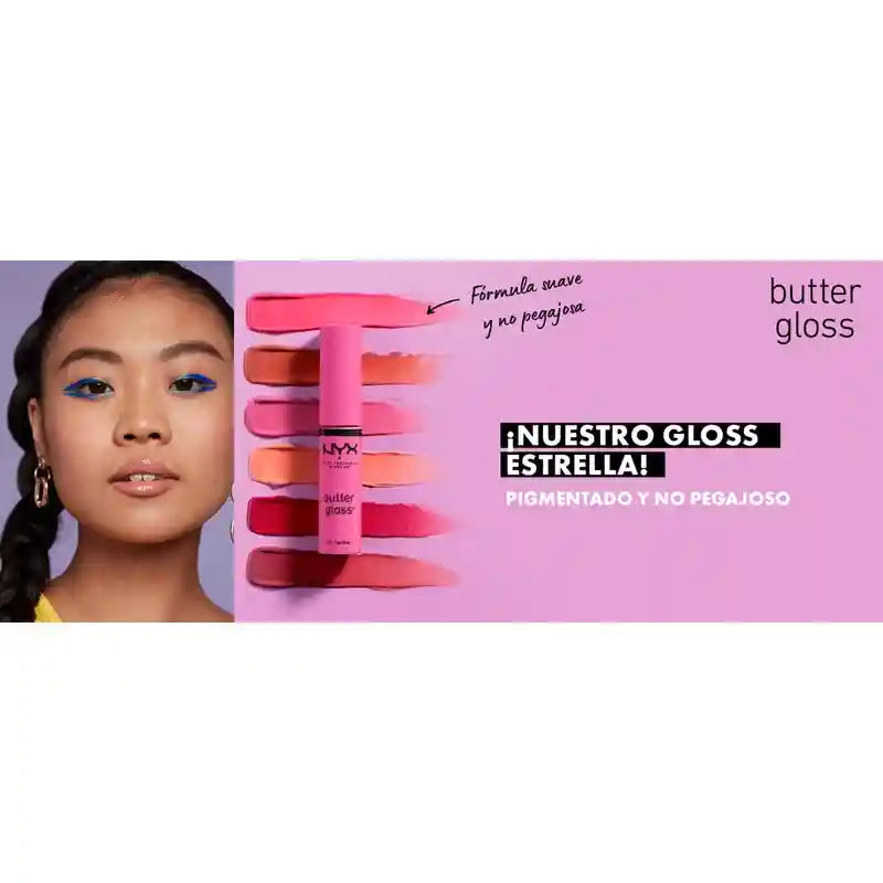Nyx Lip Gloss Burro Lucido - Madeleine 14 , 8 ml