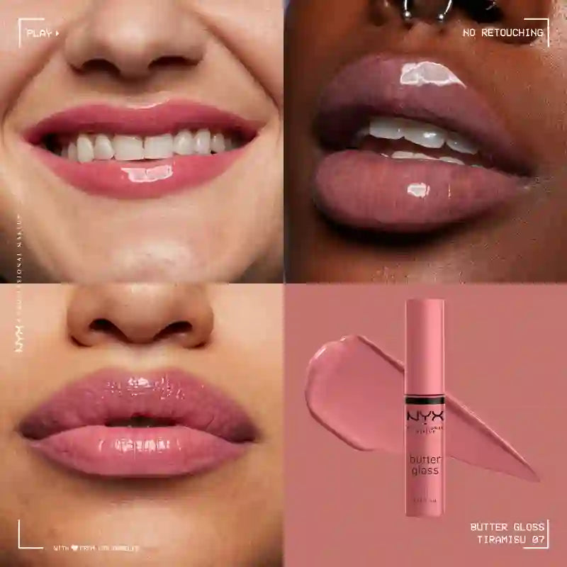 Nyx Lip Gloss Butter Gloss - Tiramisù 07 , 8 ml