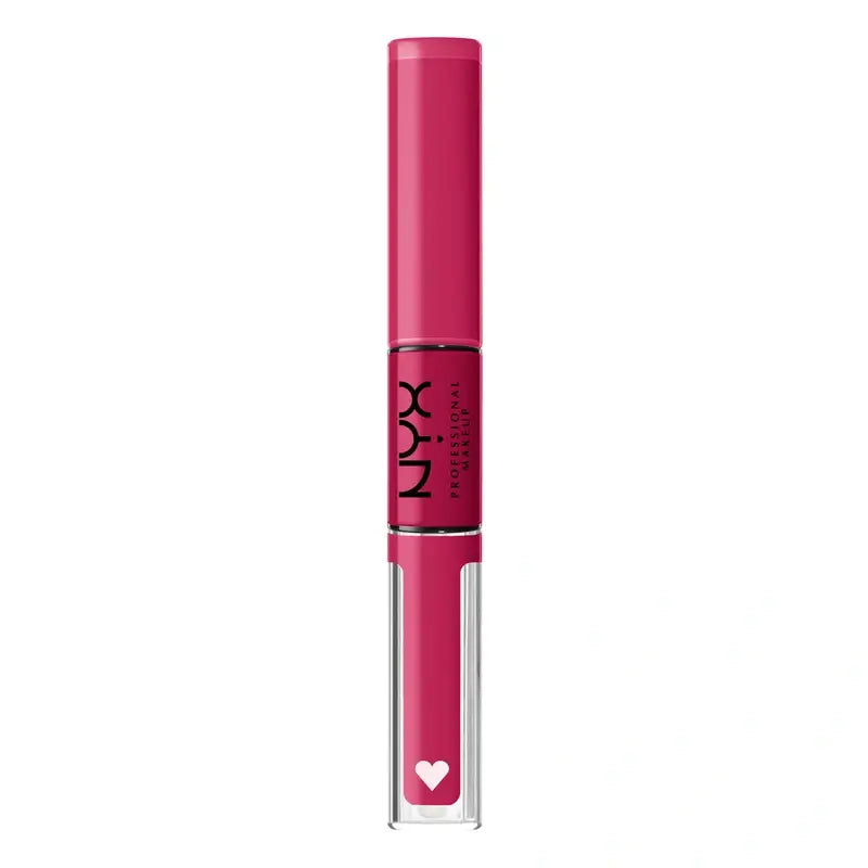Nyx Long Lasting Lip Gloss 16 Hours High Pigmentation Shine Loud Vegan, Shade Another Level, Colore Rosa , 1 pz.