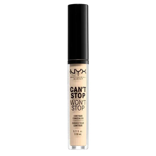 Nyx Can'T Stop Won'T Stop Correttore non comedogenico tonalità 1 pallido per pelli chiare , 3,5 ml