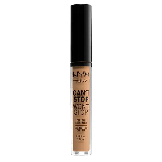 Nyx Non Comedogen Concealer Long Lasting Can'T Stop Won'T Stop Shade 10.3 Neutral Buff Per pelli medie Clar , 3,5 ml