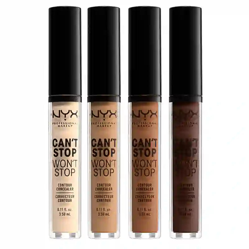 Nyx Noncomedogenic Long Lasting Concealer Can't Stop Won't Stop Shade 7 Natural For Fair Skin , 3,5 ml