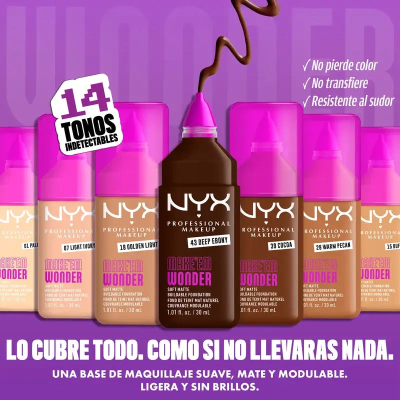 Nyx Cosmetics Make Em Wonder Fdt Oliva Media, 30 ml