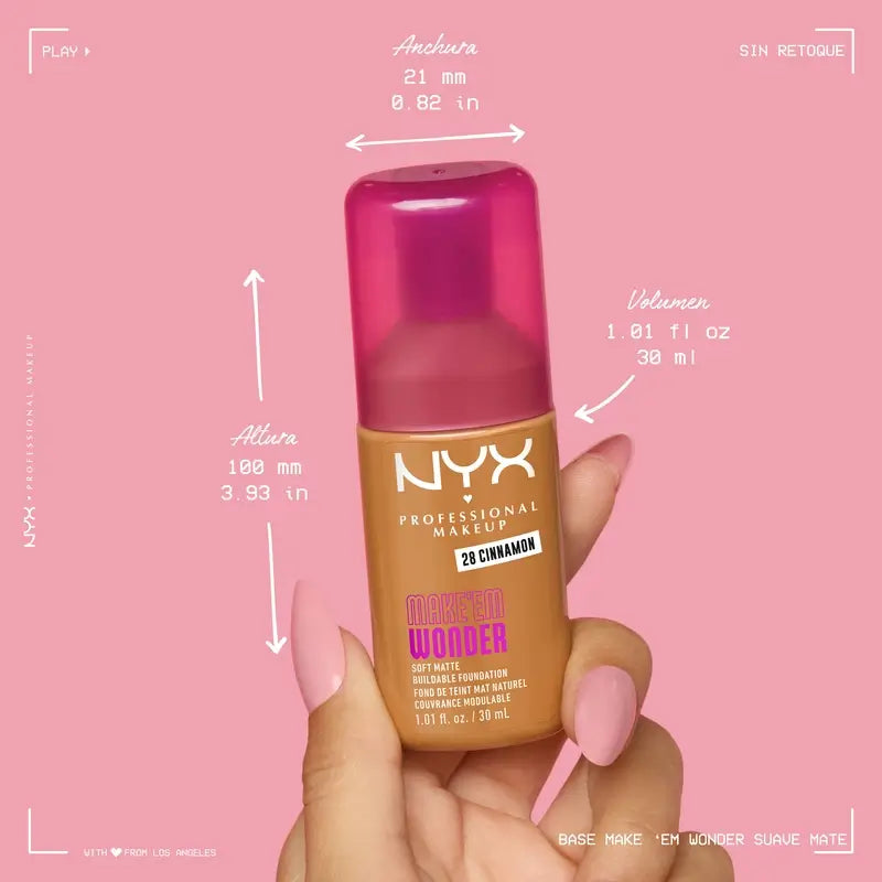 Nyx Cosmetics Make Em Wonder Fdt Oliva Media, 30 ml